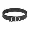 Dior CD Silver Premium Leather Belt-thumb-0