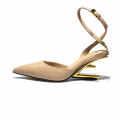 Fendi Apricot Premium Heel Sandals-thumb-1