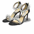Jimmy Choo Black Maisel Embellished Sandals-thumb-0