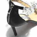 Jimmy Choo Black Maisel Embellished Sandals-thumb-4