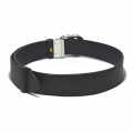 Gucci GG Silver Buckle Black Premium Belt-thumb-1
