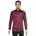 Louis Vuitton Embroidered logo Wine Luxury Shirt-thumb-6