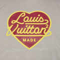 Louis Vuitton Heart Print Brown Premium Hoodie-thumb-3