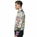 Versace Jeans Couture White Garden Print Shirt-thumb-2