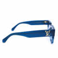 Louis Vuitton Blue Confidence Square Sunglasses-thumb-3