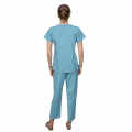 Amiri Blue Premium Cotton Co-ord Set-thumb-2