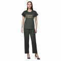 Armani Exchange Dark Green Premium Cotton Co-ord Set-thumb-1