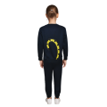 Kenzo Paris logo Print Blue Premium Tracksuit-thumb-1