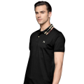 Burberry Black Premium Luxury Polo T-shirt-thumb-2