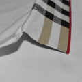 Burberry White Premium Luxury Polo T-shirt-thumb-4