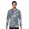 Fendi Logo Print Blue Premium Shirt-thumb-6
