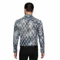 Fendi Logo Print Blue Premium Shirt-thumb-1