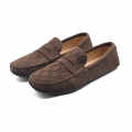 Gucci Brown Premium Suede loafers-thumb-0