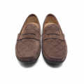 Gucci Brown Premium Suede loafers-thumb-3