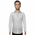 Armani Exchange White Cotton Kids Luxury Shirt-thumb-0