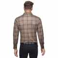 Burberry Premium Men's Brown Check Shirt-thumb-1