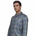 Burberry Blue Check Premium Casual Shirt-thumb-2