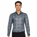 Burberry Blue Check Premium Casual Shirt-thumb-0