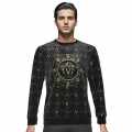 Velvet High End Black Quality Sweatshirt-thumb-0