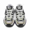 Dolce & Gabbana Airmaster Panelled Coffee Sneakers-thumb-4