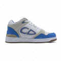 Dior White & Sky Blue Premium Low-Top Sneaker-thumb-1