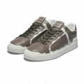 Balmain Paris Brown & White Premium Quality Sneakers-thumb-2