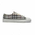 Burberry White Vintage Check Premium Sneakers-thumb-1