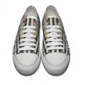 Burberry White Vintage Check Premium Sneakers-thumb-3