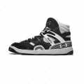 Gucci Black & White Basket High-Top Premium Sneakers-thumb-0