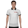 Prada White Embroidered Logo Premium Quality Polo T-shirt-thumb-0