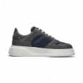 Gucci Grey & Blue Premium Quality Sneakers-thumb-1