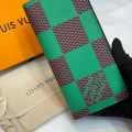Louis Vuitton Green Premium Long Wallet-thumb-0
