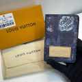 Louis Vuitton Navy Blue Premium Pocket Organiser Wallet-thumb-0