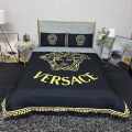 Versace Black Premium Quality Bedsheet-thumb-0