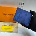 Louis Vuitton Blue Premium Compact Wallet-thumb-0