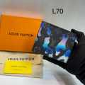 Louis Vuitton Black Premium Compact Wallet-thumb-0