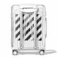 Off White & Rimowa Transparent Premium Cabin Trolley Bag-thumb-1