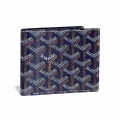 Goyard Navy Blue Premium Compact Wallet-thumb-0