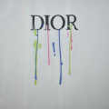 Dior White Premium Quality T-shirt-thumb-3