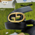 Gucci Golden Premium Quality Leather Belt-thumb-0