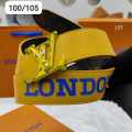 Louis Vuitton Yellow Premium Quality Leather Belt-thumb-0