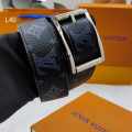 Louis Vuitton silver Premium Quality Leather Belt-thumb-0