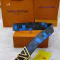 Louis Vuitton Golden Premium Quality Leather Belt-thumb-0