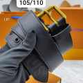 Louis Vuitton Golden Premium Quality Leather Belt-thumb-0