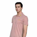 Fendi Roma Embroidered logo Pink Polo T-shirt-thumb-2