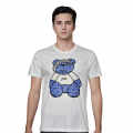 Dior Teddy Print White Premium Quality T-shirt-thumb-0