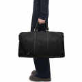Dior Black Premium Intrecciato Duffle Bag-thumb-3