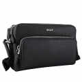 Bally Black Premium Front Pocket Cross Body Zipper Bag-thumb-5