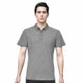 Prada Embossed Logo Grey Premium Polo Luxury T-shirt-thumb-0
