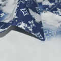 Louis Vuitton White & Blue Premium Quality Shirt-thumb-4